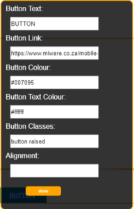 email designer buttons