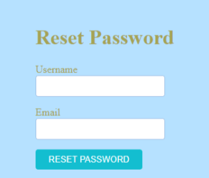 email designer miMails reset password